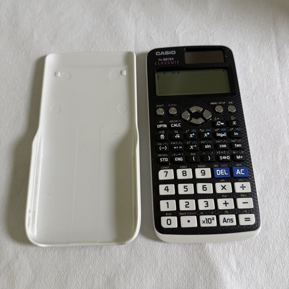 CASIO FX-991EX ClassWiz Scientific Calculator Solar Battery Powered. WORKS